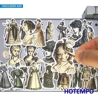 50pcs baroque girl classical art style funny phone laptop scrapbooking stickers for notebook guitar case skateboard bike sticker