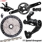 Скоростной переключатель передач LTWOO MTB 1*11, задний переключатель передач 1X1 1 S, задний переключатель передач 11S11-52T 50T K7, кассета 11 в, цепь 170 мм, комплект звездочек