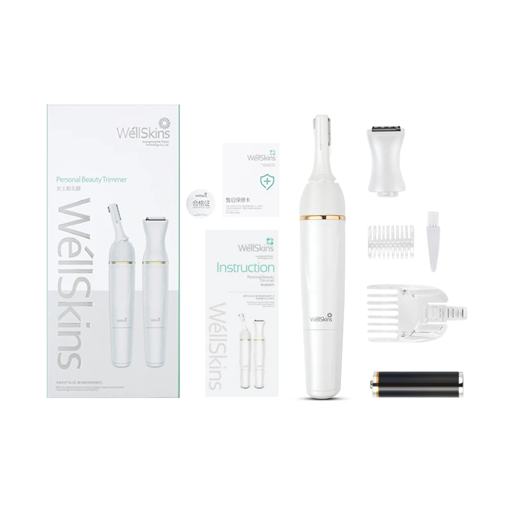 

WLlSkins Multi-Function Electric Eyebrow Trimmer Hair Shaver Epilator Hair Clipper Two Speed Ceramic Cutter Hair Fast Charging