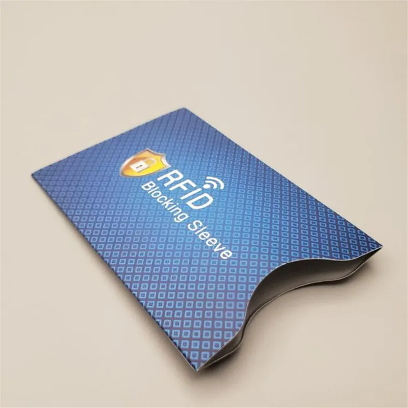 Комплект из 2 предметов с функцией блокировки RFID рукава карты NFC дебетовые