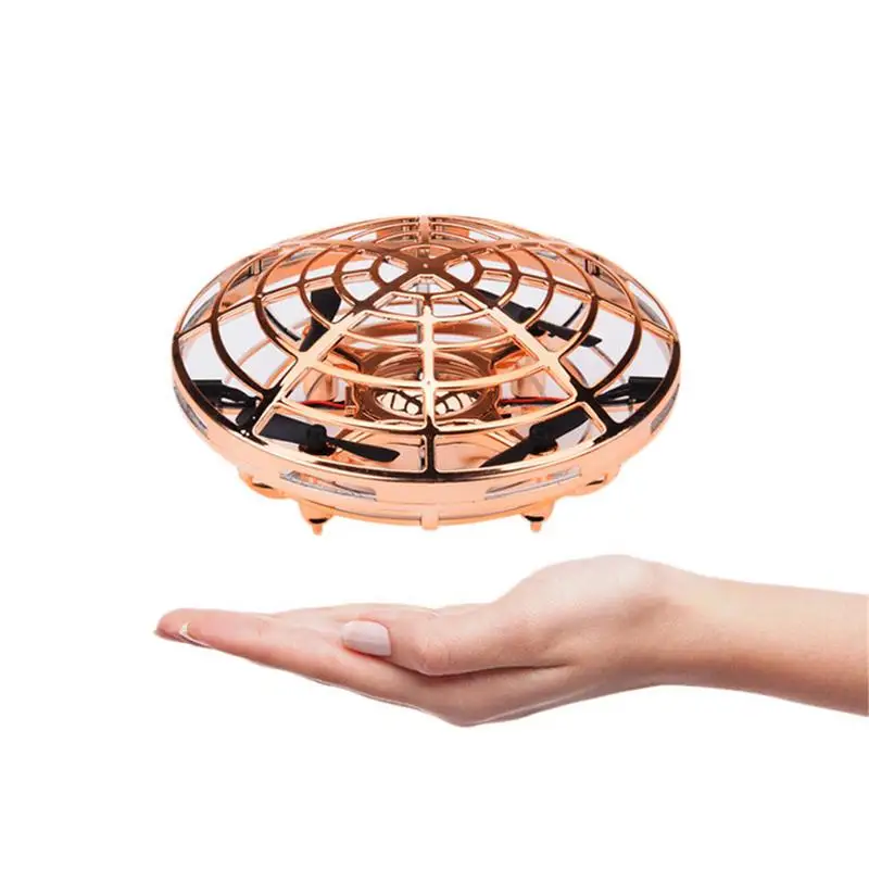 

Hand Induced Hovering Floating Flight Infrared Sensor Flying Saucer UFO Hand Movements Kids Toys Mini Drone LED Flash