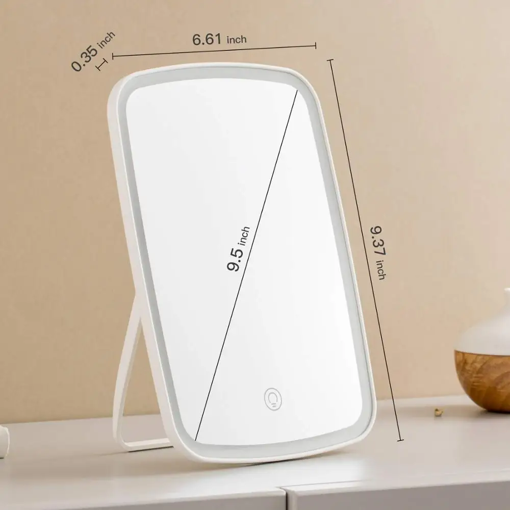 

Xiaomi Youpin Intelligent portable makeup mirror desktop led light portable folding light mirror desktop girlfriend gift