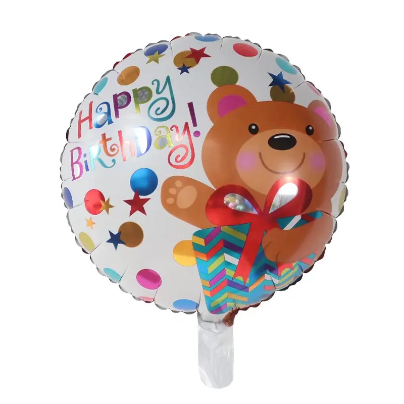 Globos redondos de helio para ni&ntilde;os y ni&ntilde;as, decoraci&oacute;n para fiesta de cumplea&ntilde;os, Baby Shower, 18 pulgadas, 100 piezas-3