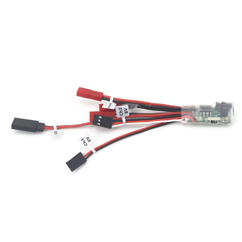 10A Brushed ESC Two Way Speed Controller with Brake RC Vehicle Model Parts For Boat Tank Airplane | Игрушки и хобби
