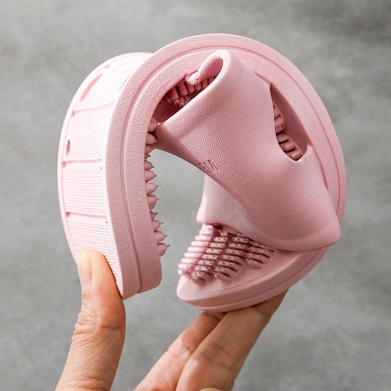 Home Bathroom Non-Slip Massage Soft Slippers Female Indoor Wearable Sandals Men Supermarket Hotel Men And Women Couple Sandals