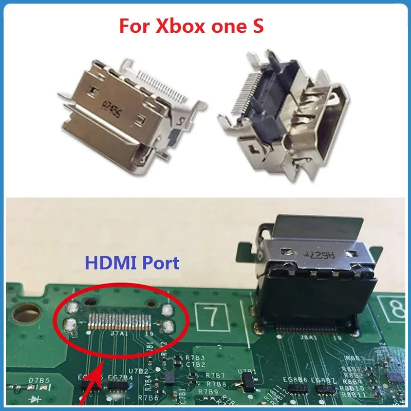 

2 шт., разъёмы для XBOX ONE Slim S HDMI