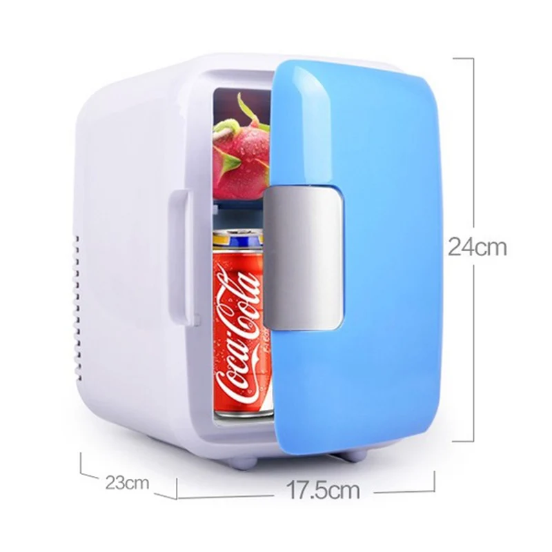 

Car Fridge 4L Mini Car Freezer Portable Cooler Heater Travel Refrigerator For Beverage Fruit Cosmetic Makeup Mini Refrigerator