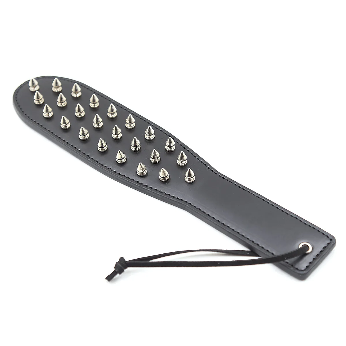 

Leather Palm Clap Rivets Spanking Paddle whips Fetish Slave Bdsm Spank Flogger Fantasy Sexy Whip Gear Adult Game Cosplay