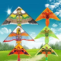1pc big flat eagle bird kite children flying bird kites windsock outdoor toys for kids gift garden cloth toys random color