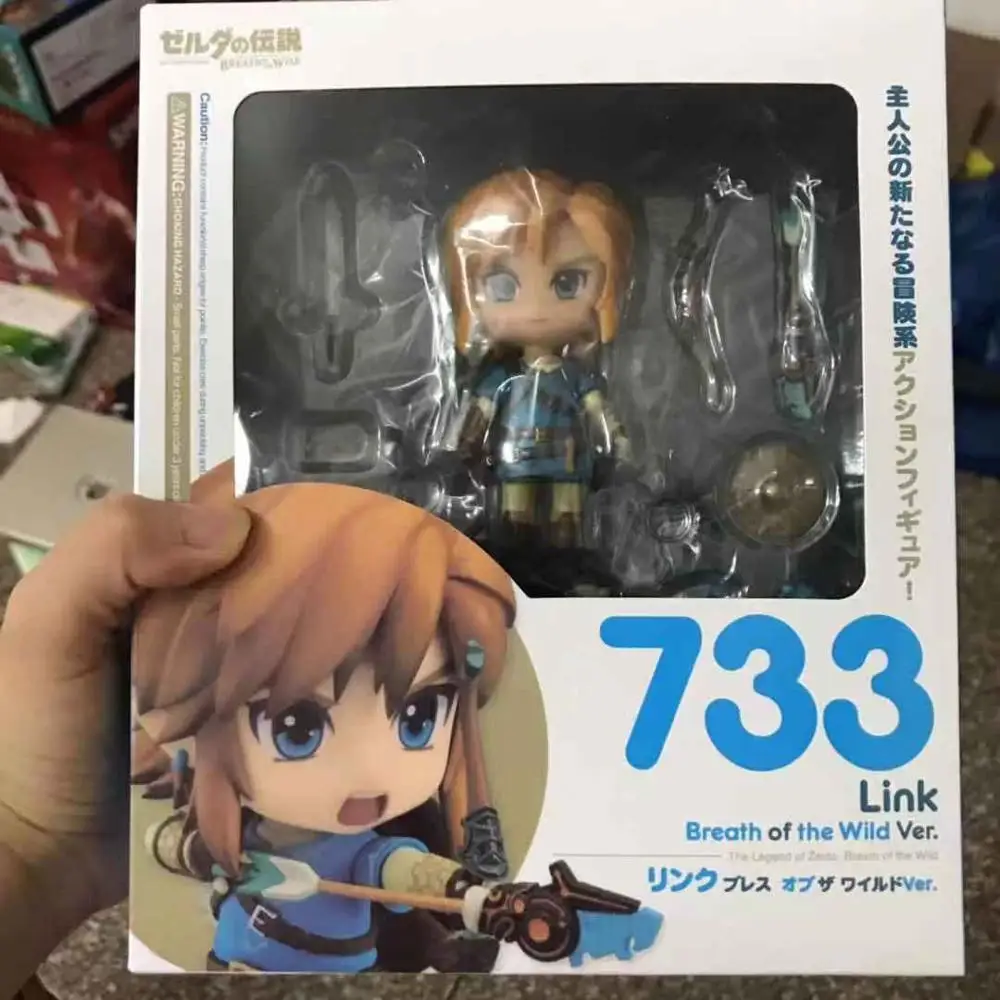 733 IN BOX Фигурка Link 733-DX break диких версия DX ПВХ фигурка Коллекционная модель игрушки подарок кукла - Цвет: 733 IN BOX