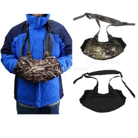 windproof adjustable hand warmer muff muffler glove for hunting fishing camping hiking