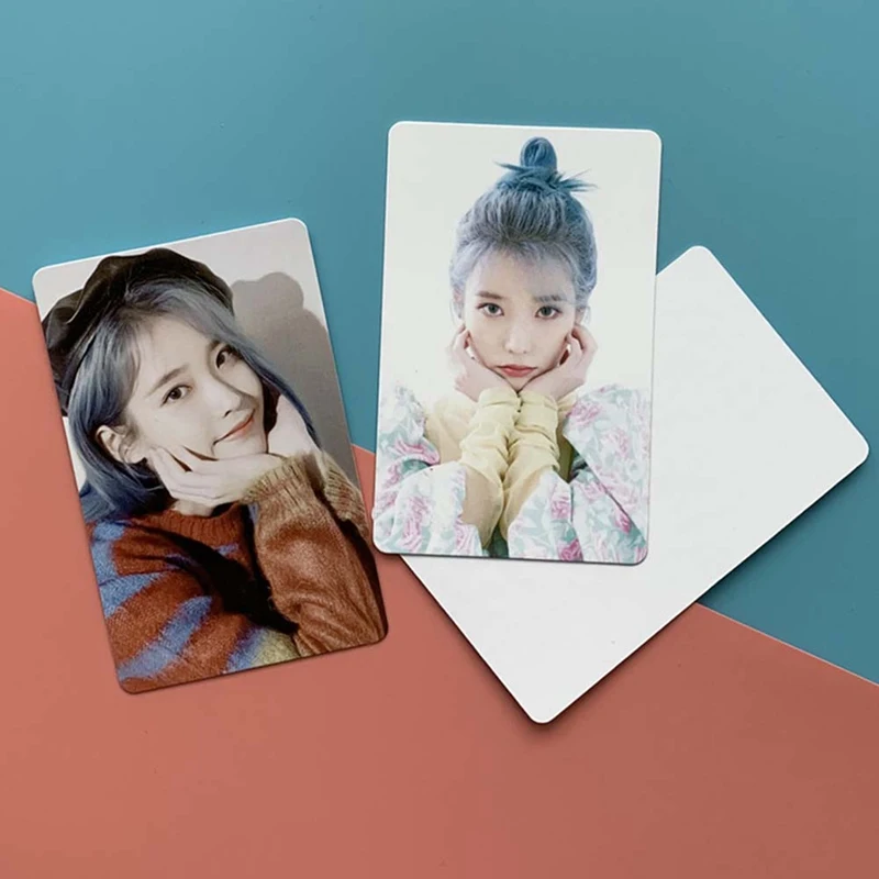 10Pcs/Set IU Ji Eun KPOP New Album Self Made Paper Lomo Card Photo Poster Photocard Fans Gift Collection | Канцтовары для офиса и