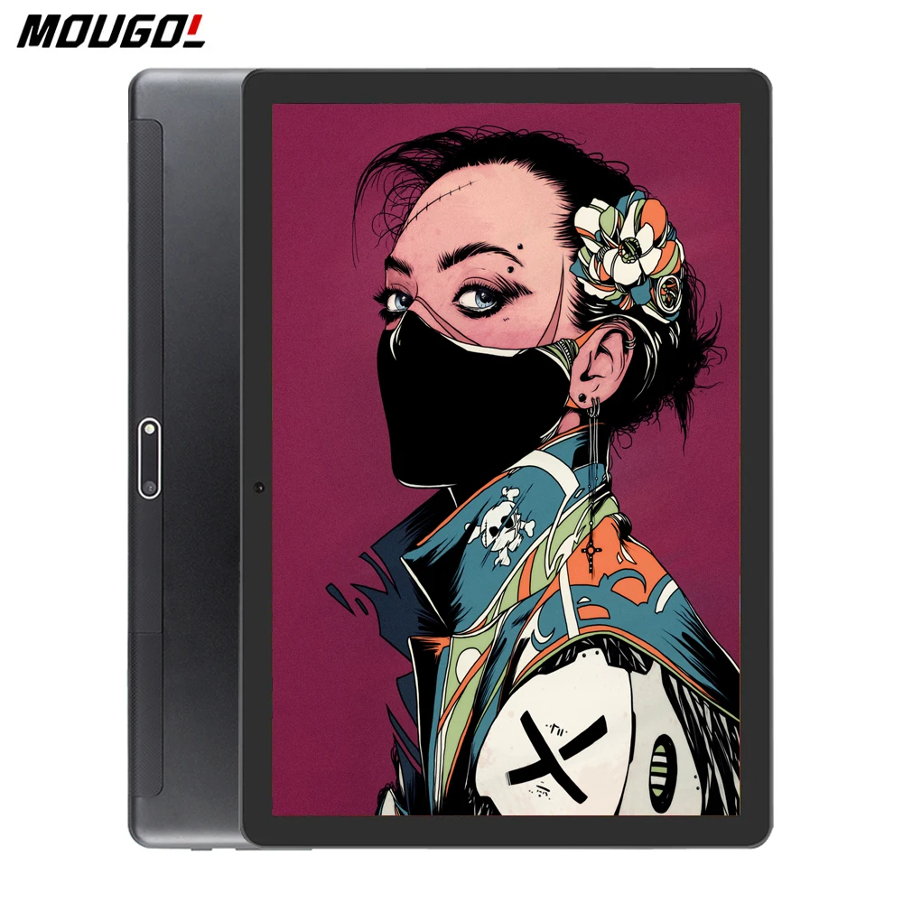 10 дюймовый планшет с четырёхъядерным процессором Android 9 0 2 мя слотами для SIM