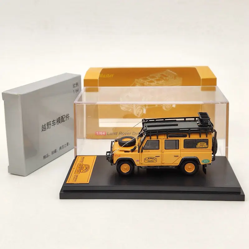 Мастер 1:64 для игрушечных автомобилей Defender 110 литье под давлением с оранжевой