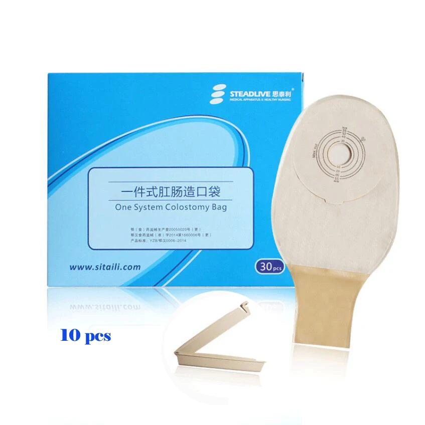 Цельный системный мешок для стомии с зажимом экономичные калостомические мешки