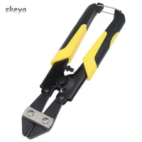 new 8 inches two color handle mini bolt cutter steel wire cutting plier 65 manganese steel crimping plier cutter tool