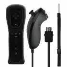 Беспроводной Bluetooth-джойстик 2 в 1, для Nintendo Wii, с функцией синхронизации, для левой рукинунчака