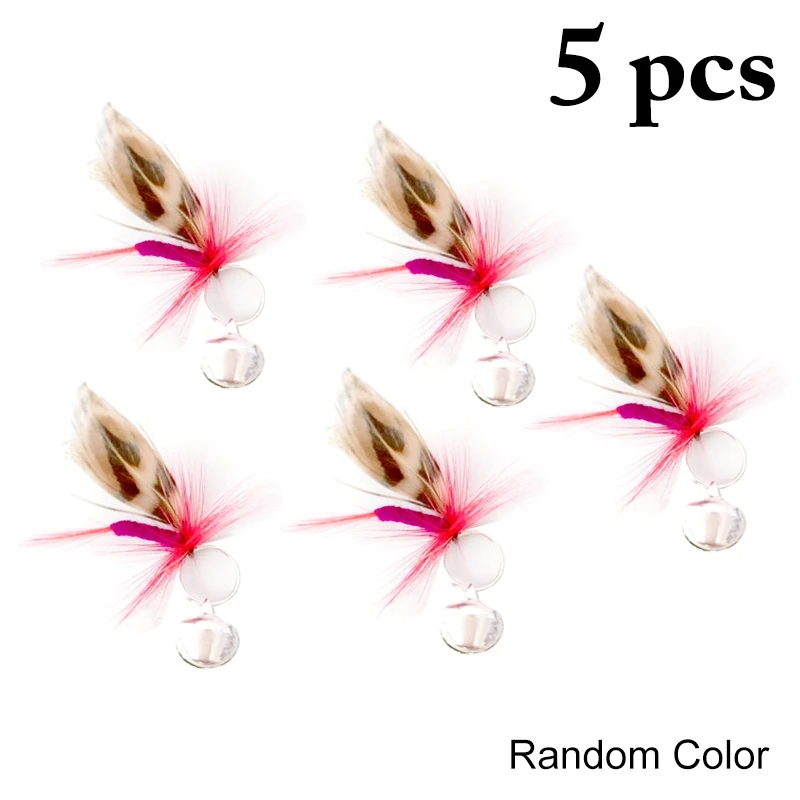 

Прекрасный 5 шт. Замена перьевая кошачья игрушка забавные Интерактивная кошка Дразнилка для кошки игрушка пополнения червь моделирование с...