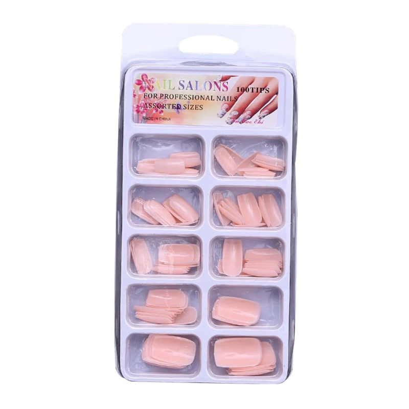 Новинка 100 шт. накладные ногти для практики гибкие человеческие пальцы