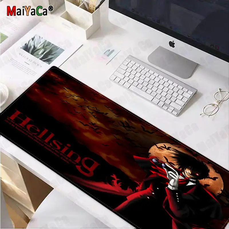

hellsing Cute Natural Rubber Gaming mousepad Desk Mat Size for CSGO Game Player Desktop PC Computer Laptop