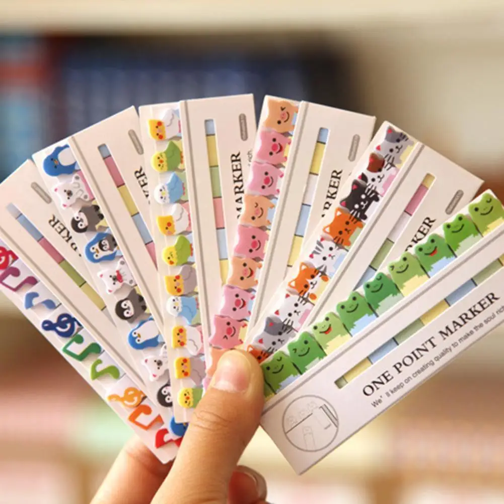 

Mini Cartoon Animal Sticky Notes Memo Pad Bookmarks N Learn Pastes Times Stationery Plan Animals Rows Sit Sticker Z9q8