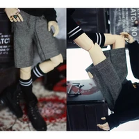 bjd doll clothing is suitable for 13 14 uncle size shorts retro wide legs all match medium pants and western pants