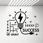 Мотивационная настенная наклейка, вдохновение, цитаты, Виниловая наклейка, декор для работы в офисе, комнаты, успех, искусство, Настенная Декорация, идея для декора, обои