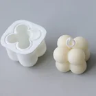 Новинка, силиконовая форма в виде волшебной 3D-СВЕЧИ для ароматерапии, сделай сам, материал в виде свечи, смола, восковое мыло, принадлежности для изготовления