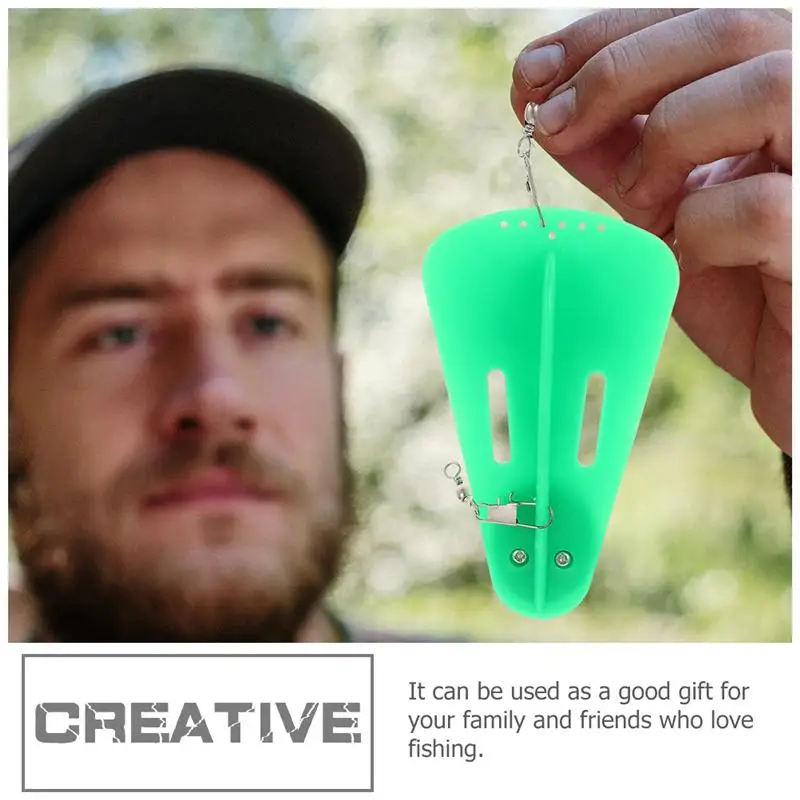 2Pcs Useful Diving Boards Plastic Outdoor Fishing Supplies (Green) | Спорт и развлечения