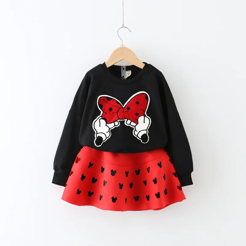 Футболка с длинным рукавом и юбка пачка для девочек|Комплекты одежды девочек| |