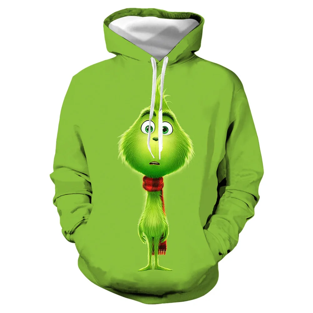 

Movie 3d Print Grinch Sweatshirt Hip Hop Streetwear Coat Hoodie Men Christmas Fashion Casual Harajuku Funny Mens Hoodies Moletom