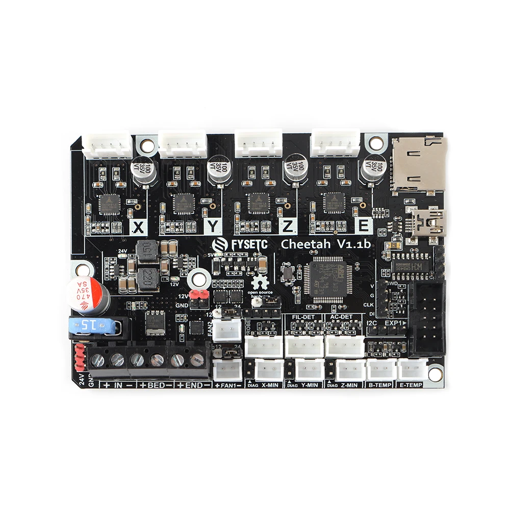Cheetah v1.1b 32 бита доска TMC2209 UART Бесшумная доска Marlin 2,0 SKR mini E3 TMC2208 для Creality CR10 Ender-3 Ender 3 Pro Ender 5