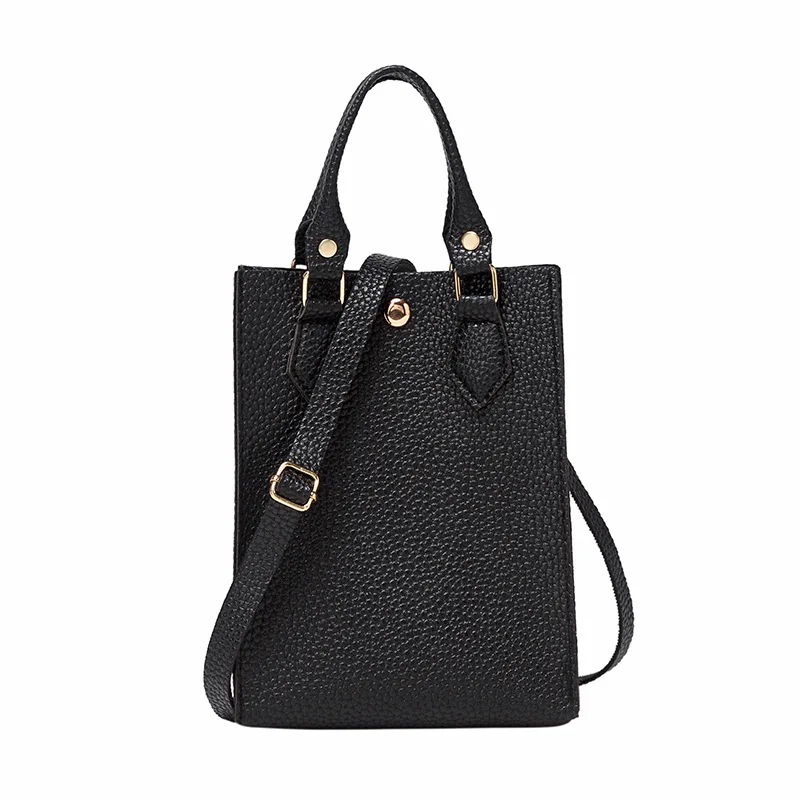 

New Mini PU Leather Women Bags Litchi Pattern Small Handbag Casual Design Shoulder Bags Women's Crossbody Messenger Bag