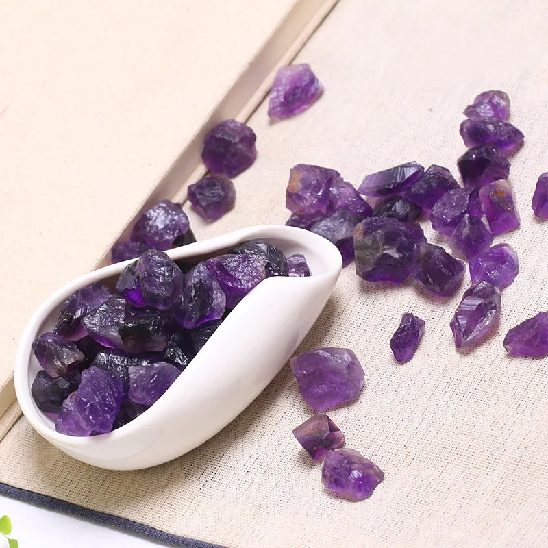

Natural Amethyst Rough Gemstones Minerals Healing Stones