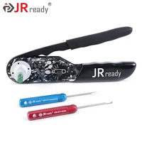 jrready crimping te deutsch hdt series hand crimping tool kit connector terminals crimper removal tools wire12 22awg jst2109 dt2