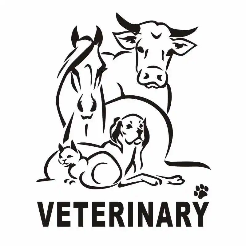 Собака Кошка ветеринарный Pet Shop наклейка плакаты виниловые настенные