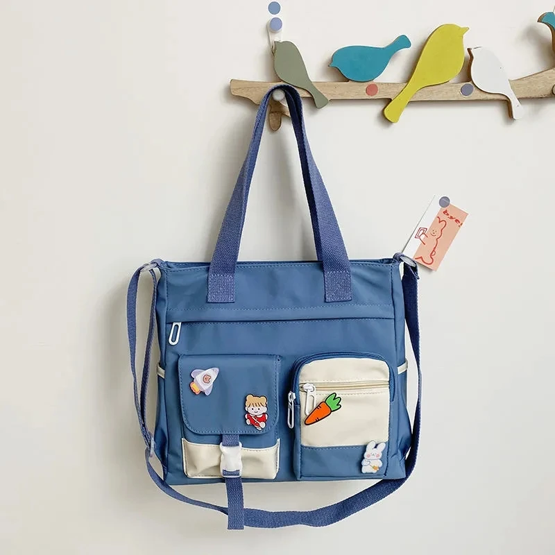 

2021 hot selling nylon bag women's canvas bag fashion student bag ins portable Shoulder Bag Travel Backpack Tote Bag