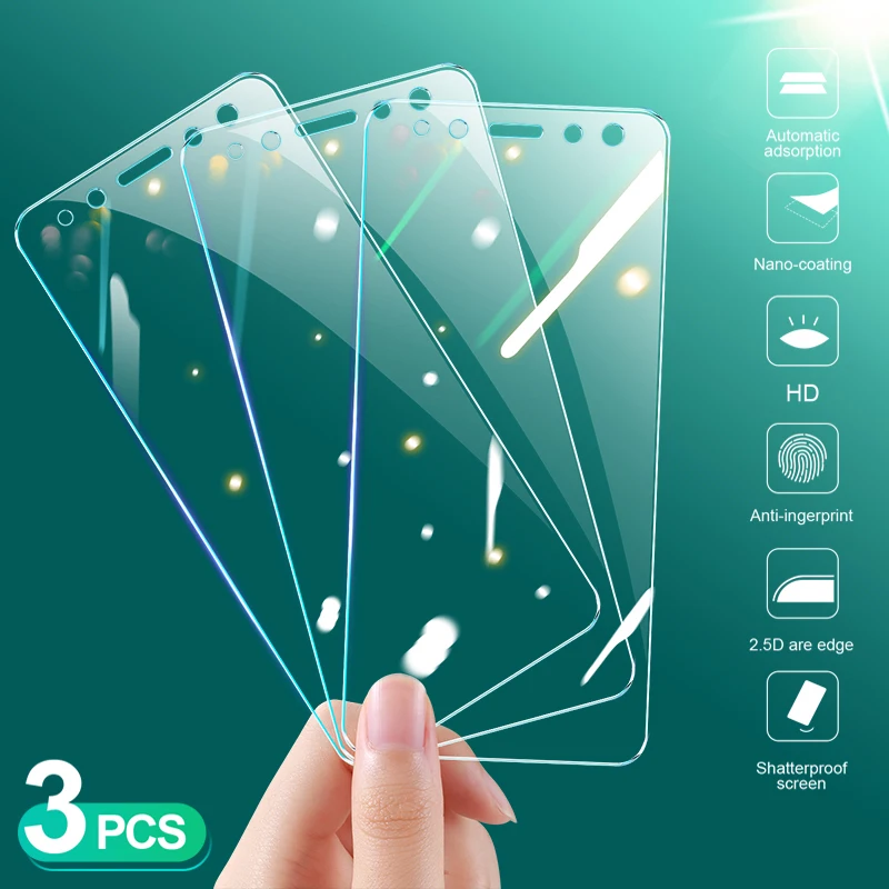 3 шт. Защитное стекло для Xiaomi Redmi 5 Plus 5A S2 K20 6A 6 Pro закаленное Note защита