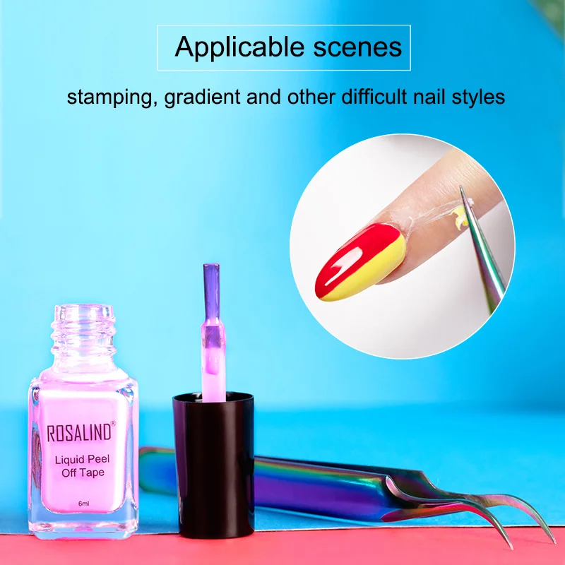 

Wholesale Peel Off Anti-overflow Glue Easy Removing Nail Edges Protection Nail Art Tool M3