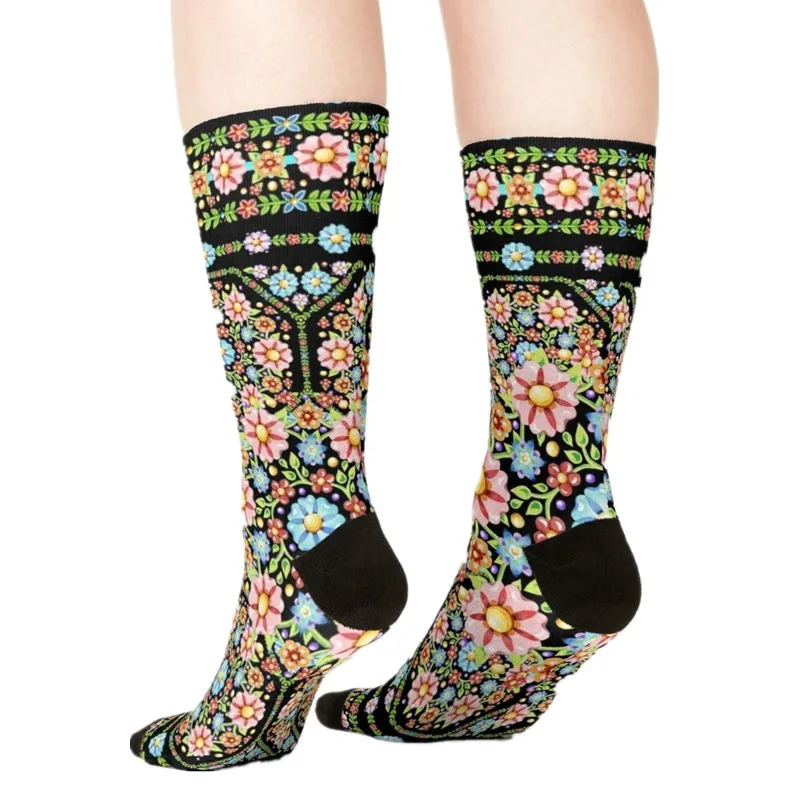 

2021 Women's socks kawaii Moroccan bazaar Printed Socks Women harajuku Happy Funny Novelty cute girl gift Socks for women