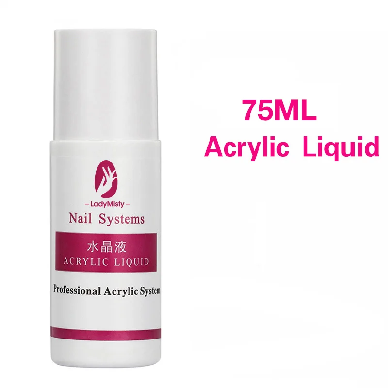 Акриловая пудра кристально-розовый/белый/прозрачный гель для ногтей 3D Типсы