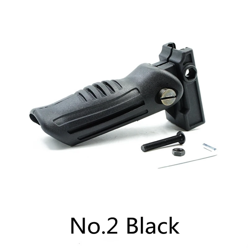 AEG Airsoft Air Guns Toy Tactical DIY Parts Nylon Front Grips RVG PTK TD AFG Paintball Accessories - Цвет: No.2 Black