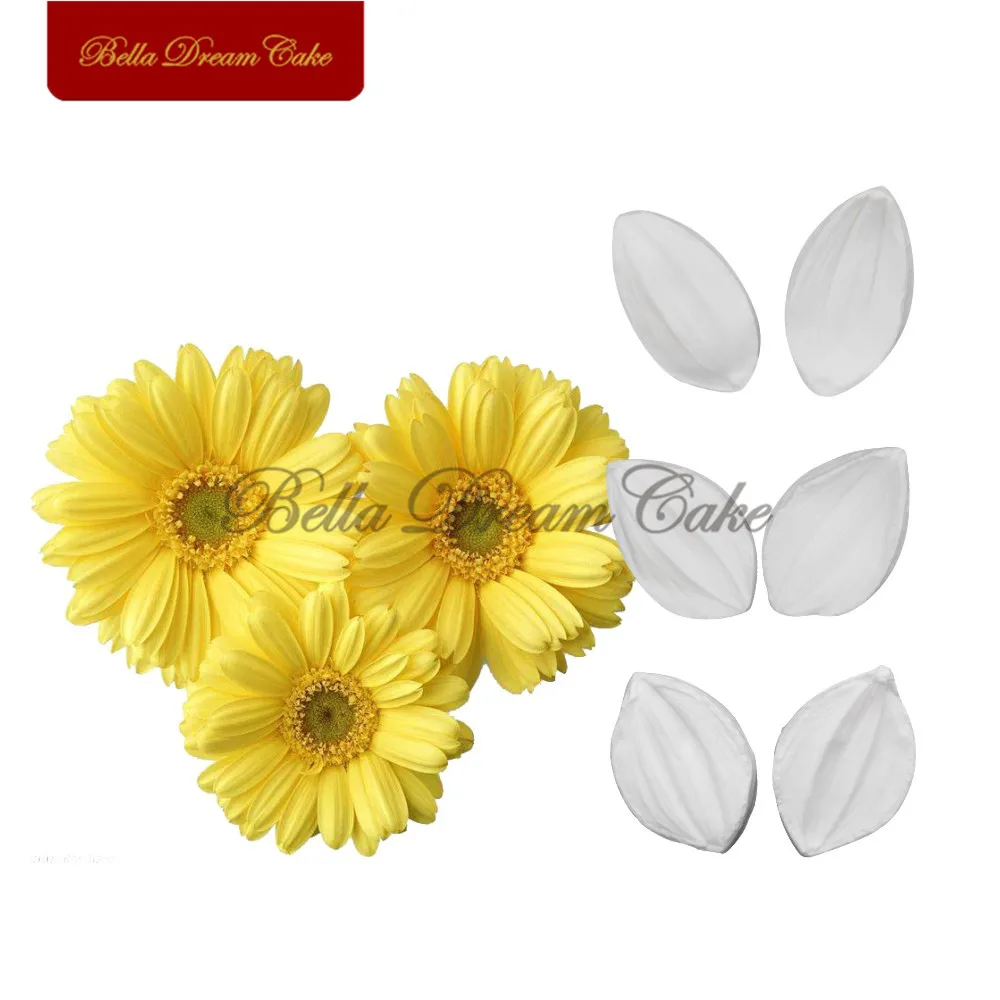 Силиконовая форма для подсолнухов и лепестков Dahlia/Sunflower рельефные формы ручной