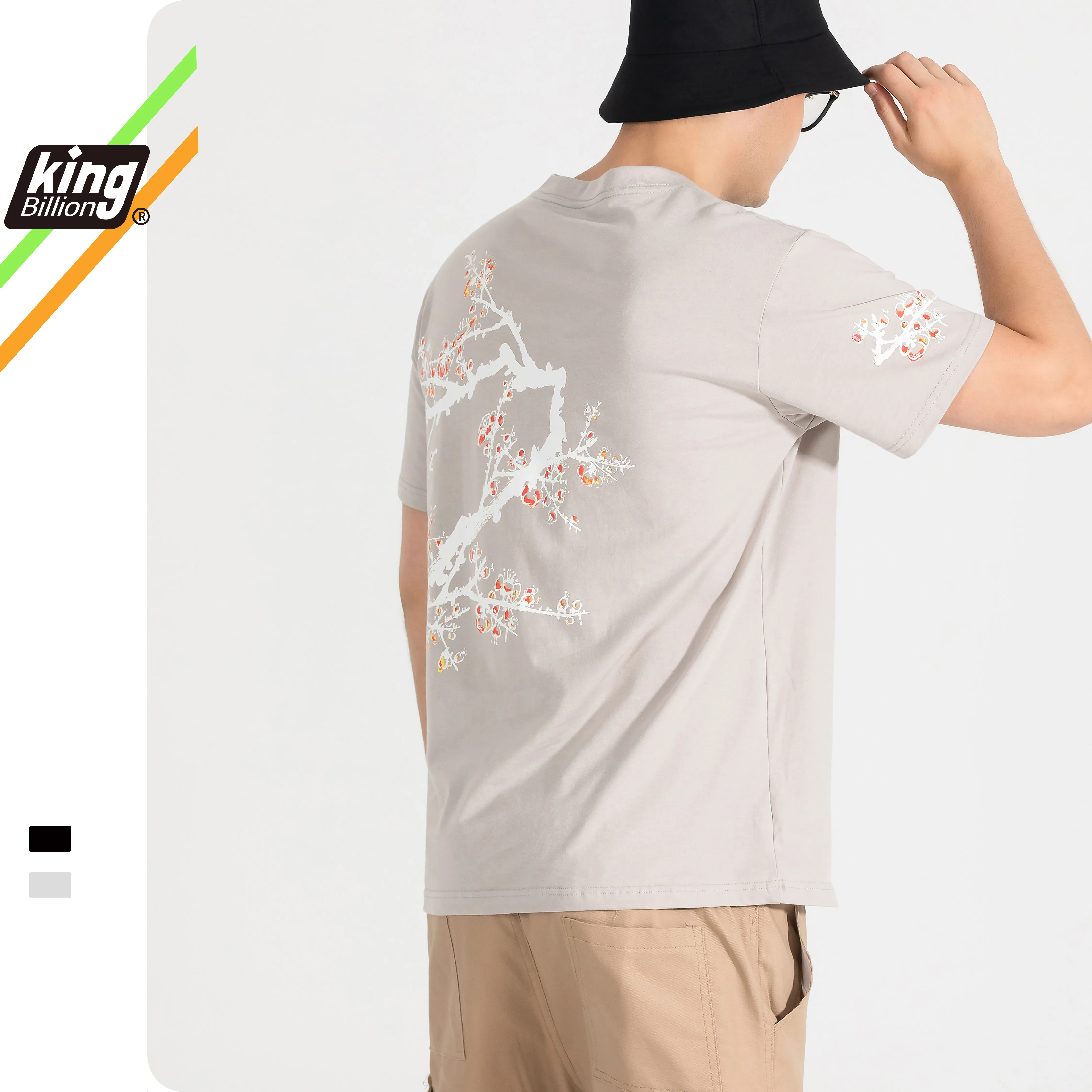 Король млрд 100% хлопок 200 г ТОЛСТАЯ Мужская летнее платье с цветочным принтом для