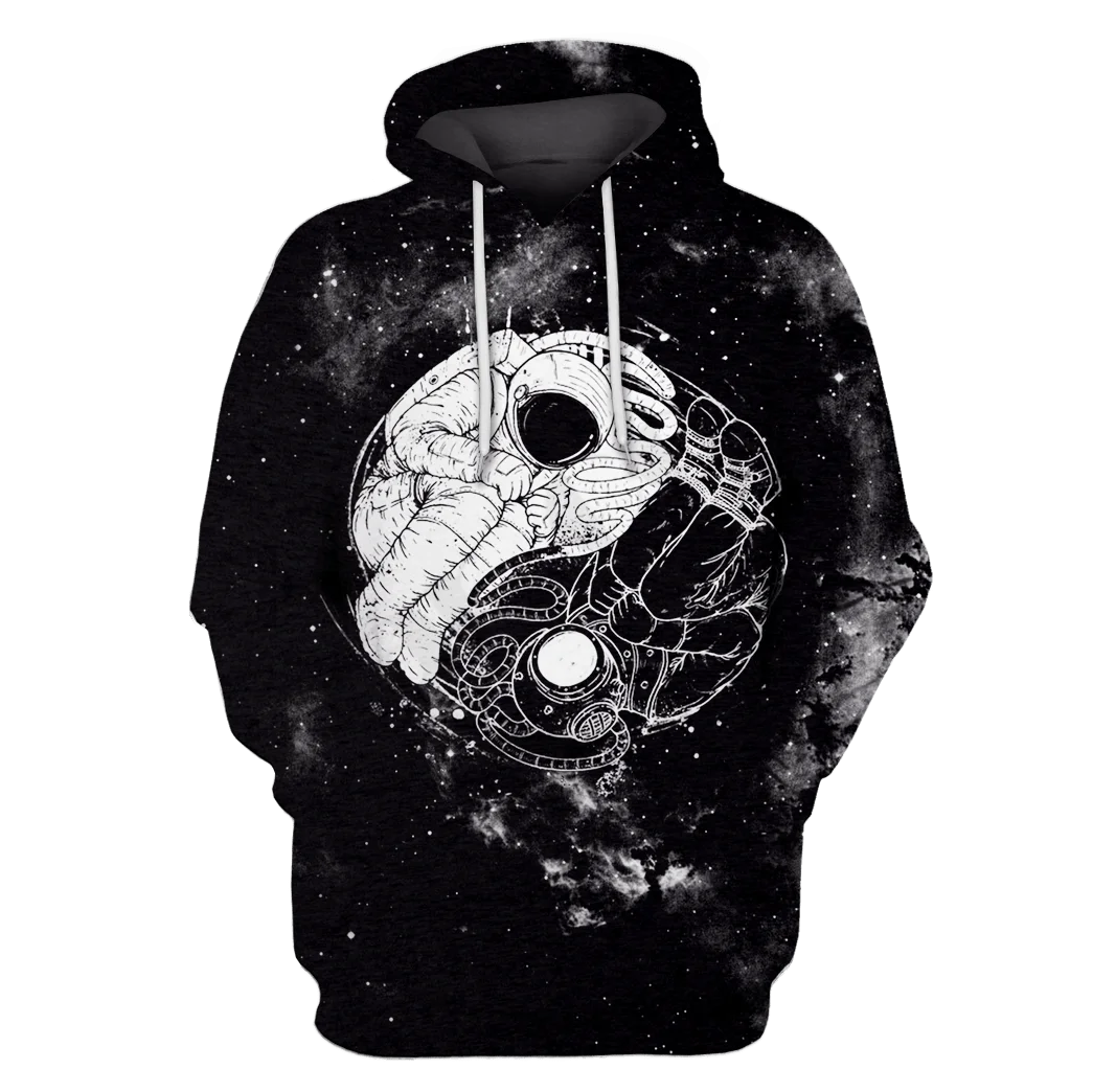 

PLstar Cosmos Newest Astronaut Art Hoodies 3D printed Premium Funny Unique Harajuku Streetwear Unisex Hoodie/SweatshirtZip W-21