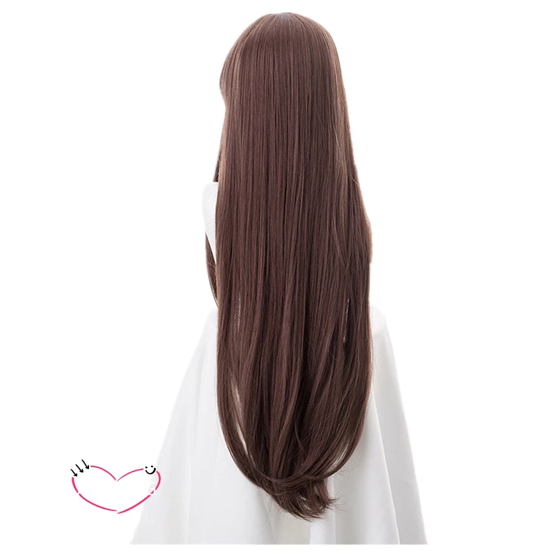 Парик длинный женский термостойкий для косплея из синтетических волос с