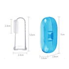 Щетка для чистки зубов, мягкая резина, 3 цвета, 1 коробка