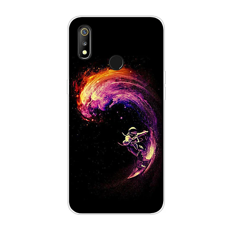 51 Мягкий чехол из ТПУ для OPPO Realme 3 Pro, Прозрачный бампер с мультяшным рисунком, задняя крышка для телефона OPPO Realme3 3Pro Realme3Pro, силиконовый чехол s - Цвет: 51