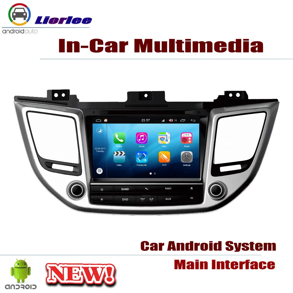 Автомобильный DVD-плеер GPS-навигация для Hyundai Tucson (TL) 2015-2019 Автомобильная