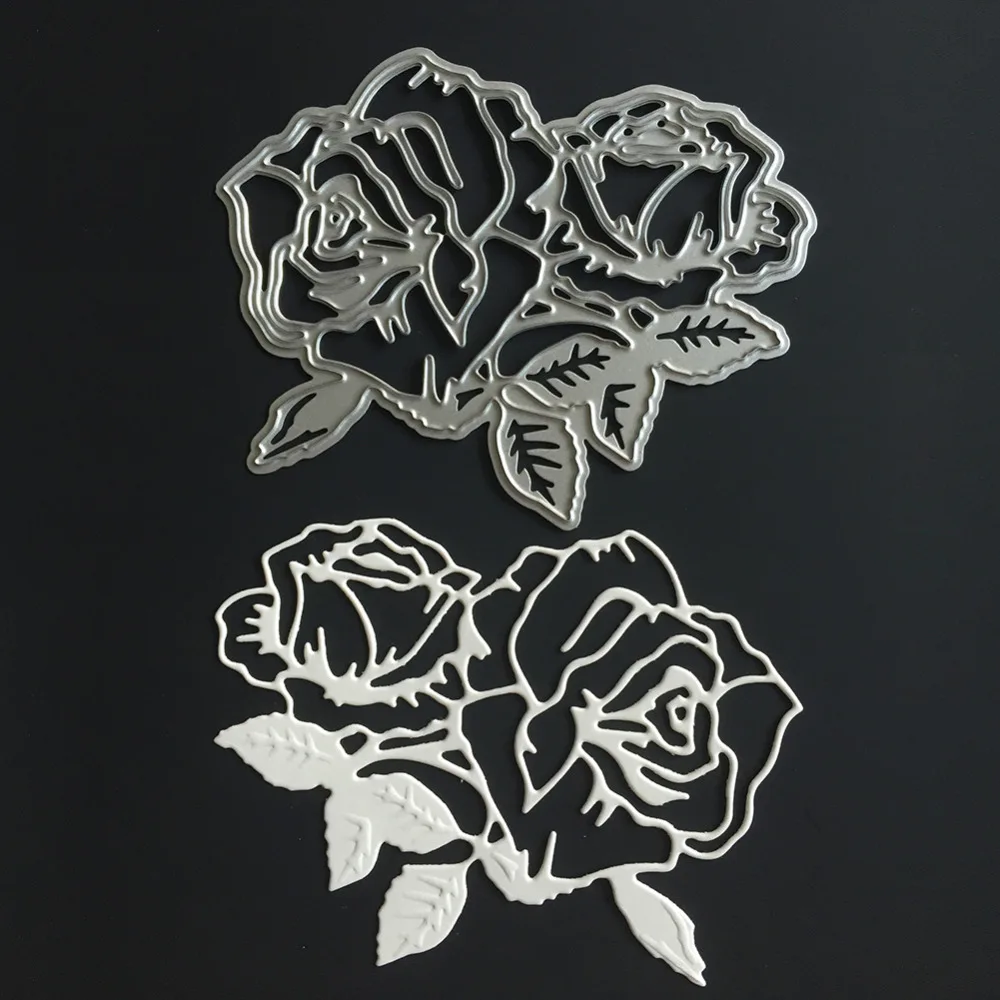 Роза цветок границы металла резки штампы трафареты для DIY Скрапбукинг